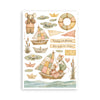 Stamperia COZY FAMILY Washi Pad 8 Sheets A5 #SBW38
