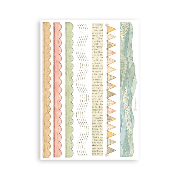 Stamperia COZY FAMILY Washi Pad 8 Sheets A5 #SBW38