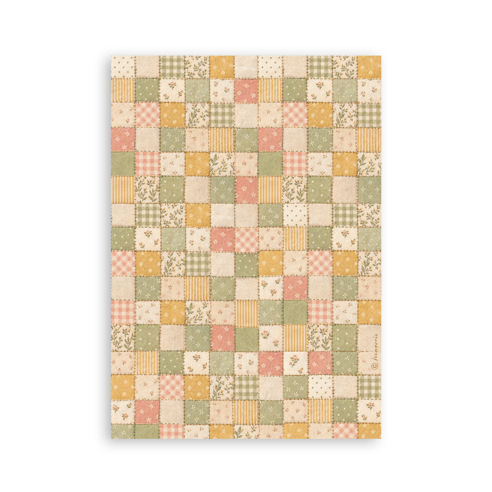 Stamperia COZY FAMILY Washi Pad 8 Sheets A5 #SBW38