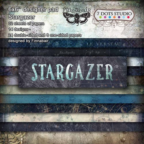 7 Dots Studio FINNABAIR STARGAZER 6x6 Paper Pad 32 Sheets