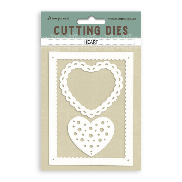Stamperia HEART A6 Metal Cutting Dies  #SFT14