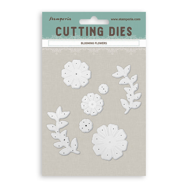 Stamperia BLOOMING FLOWERS - All Around A6 Metal Cutting Dies  #SFT20