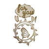Stamperia FOR YOU WREATH - All Around A6 Metal Cutting Dies  #SFT21