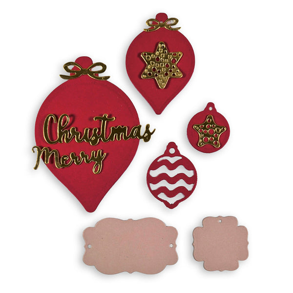 Stamperia All You Need for Christmas MERRY CHRISTMAS - A6 Metal Cutting Dies  #SFT23