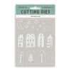 Stamperia All You Need for Christmas - VILLAGE - A6 Metal Cutting Dies  #SFT25