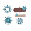 Stamperia All You Need for Christmas - SNOWFALL - A6 Metal Cutting Dies  #SFT27