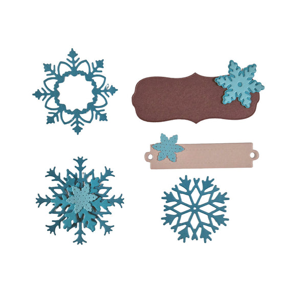 Stamperia All You Need for Christmas - SNOWFALL - A6 Metal Cutting Dies  #SFT27