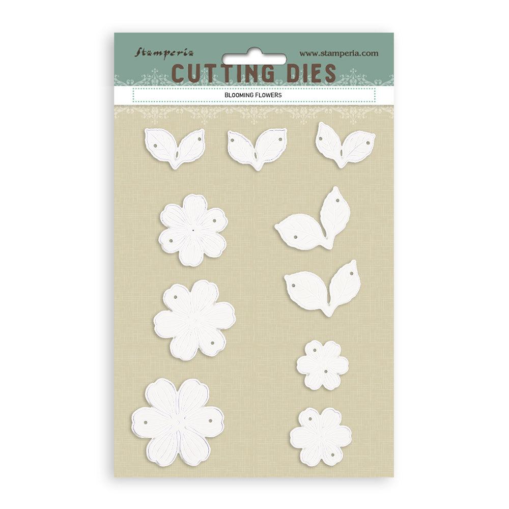 Stamperia TIMELESS FLOWER SHAPING ASSORTMENT Kit Dies Mat Burins Stamens  #SFTX01