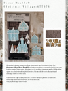 Decor Moulds Christmas Village set with packaging and examples of use.