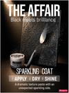 Stamperia Mix Media Art - SPARKLING COAT - Black Texture - 150 ml #K3P80