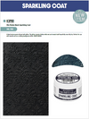 Stamperia Mix Media Art - SPARKLING COAT - Black Texture - 150 ml #K3P80