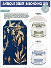 Stamperia Mix Media Art ANTIQUE RELIEF POWDER and BONDING GEL Matte and Clear