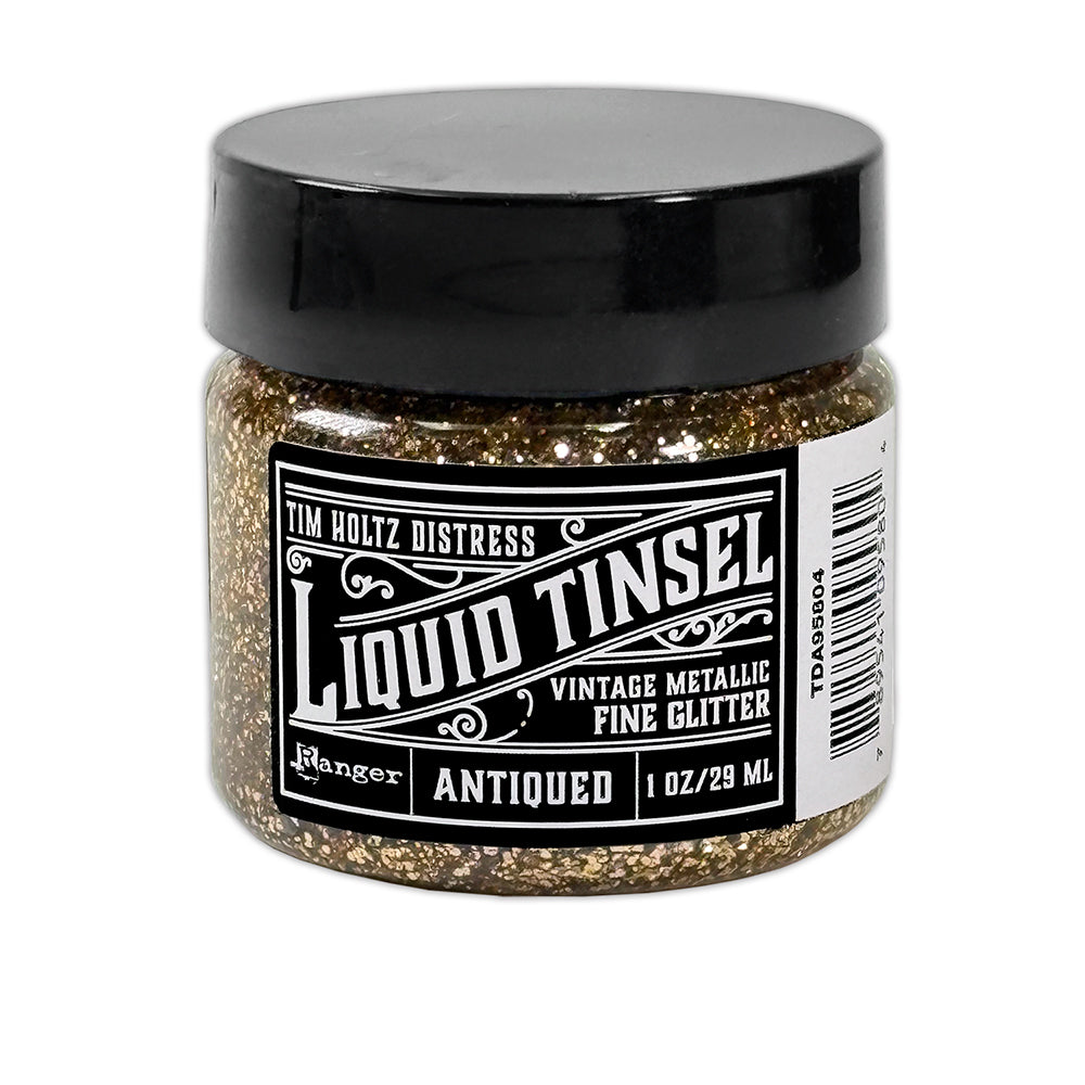 Ranger Ink Tim Holtz Distress LIQUID TINSEL - FINE - ANTIQUED  #TDA95804