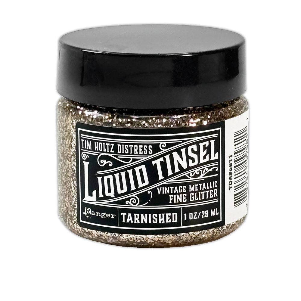 Ranger Ink Tim Holtz Distress LIQUID TINSEL - FINE - Tarnished #TDA95811