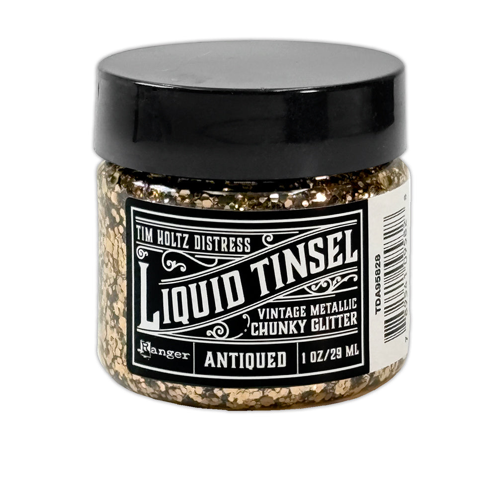 Ranger Ink Tim Holtz Distress LIQUID TINSEL CHUNKY - Antiqued #TDA95828