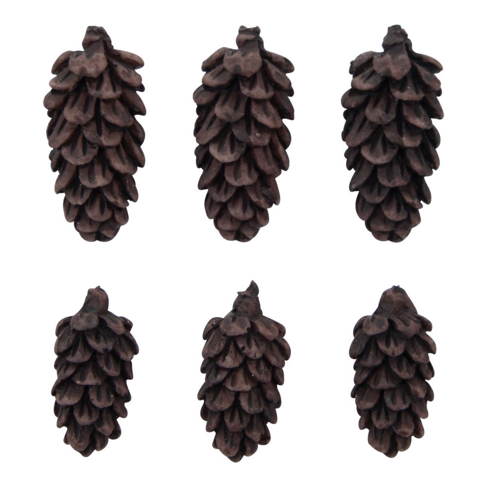 Tim Holtz idea-ology PINECONES Christmas 6 pcs #TH94356