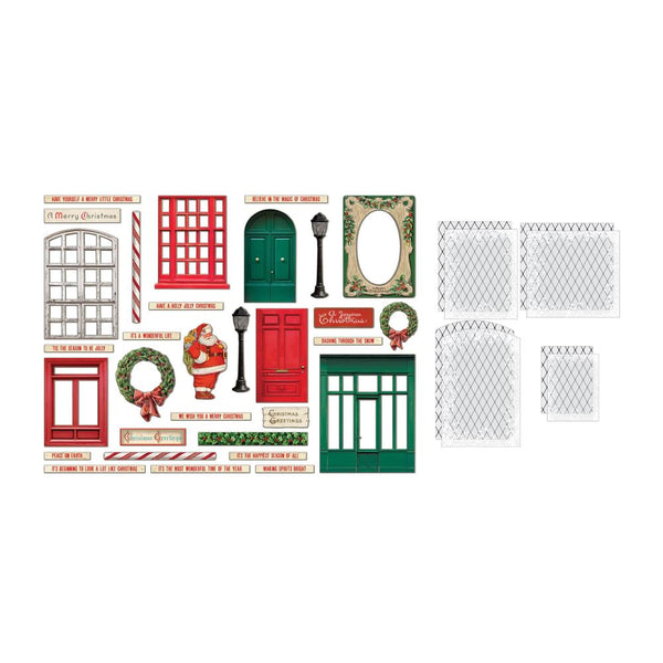 Tim Holtz  idea-ology - Baseboards & Transparencies - CHRISTMAS 2024 - 39 pieces #TH94407