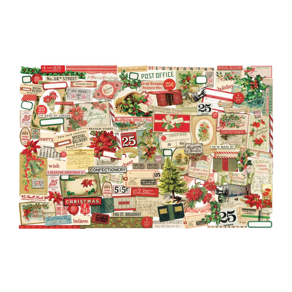 Tim Holtz idea-ology CHRISTMAS 2024 EPHEMERA PACK #TH94411