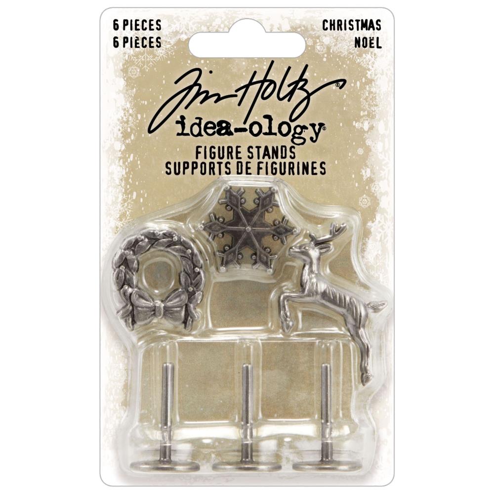 Tim Holtz idea-ology FIGURE STANDS Christmas 2024 6 pcs #TH94412