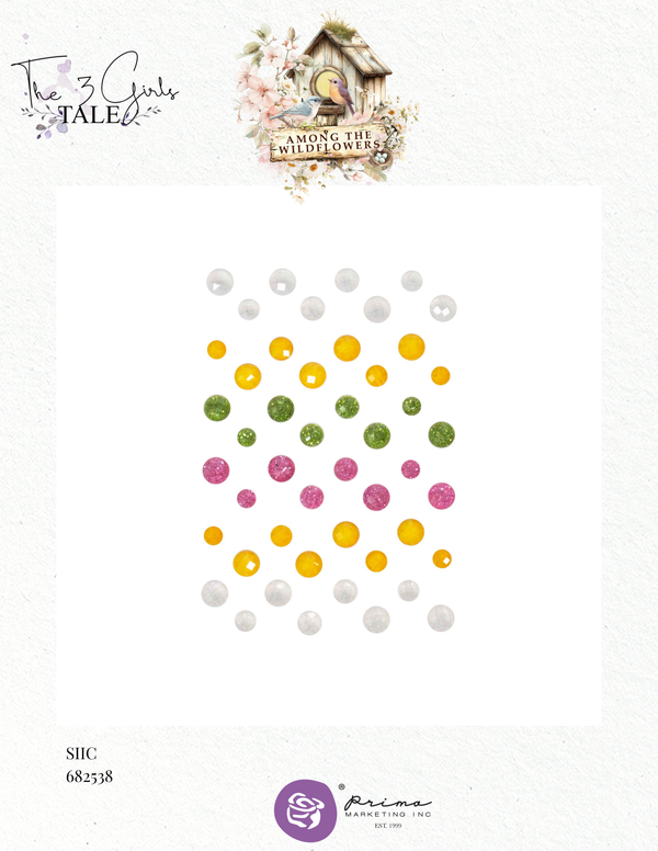 Prima AMONG THE WILDFLOWERS SIIC Say it in Crystals 48 pcs #682538