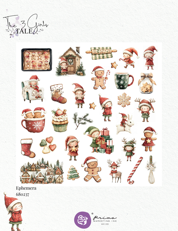 Prima TWINKLE & TREATS Collection Ephemera 64 pcs #680237