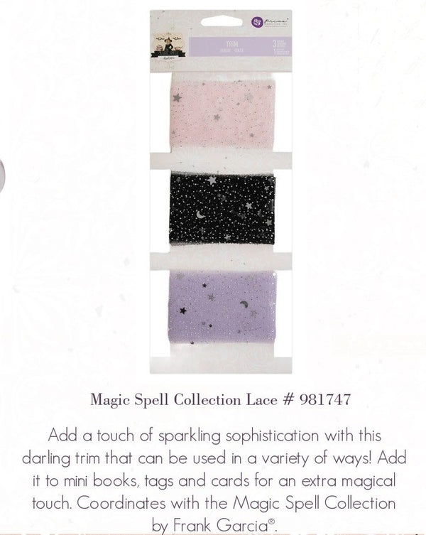 Prima MAGIC SPELL LACE Halloween 3 Colors  #981747