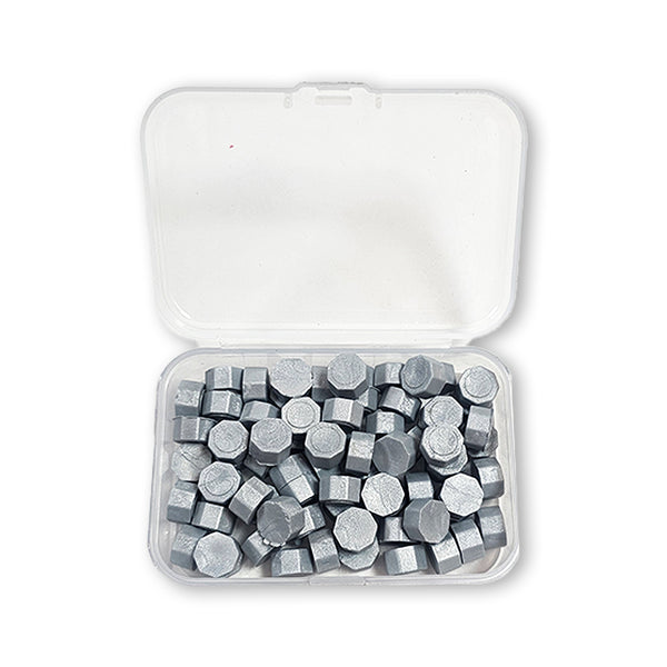 PRE-ORDER Stamperia WAX and SEALS Collection - LIGHT SILVER Wax Refill 20 grams #WAXC01