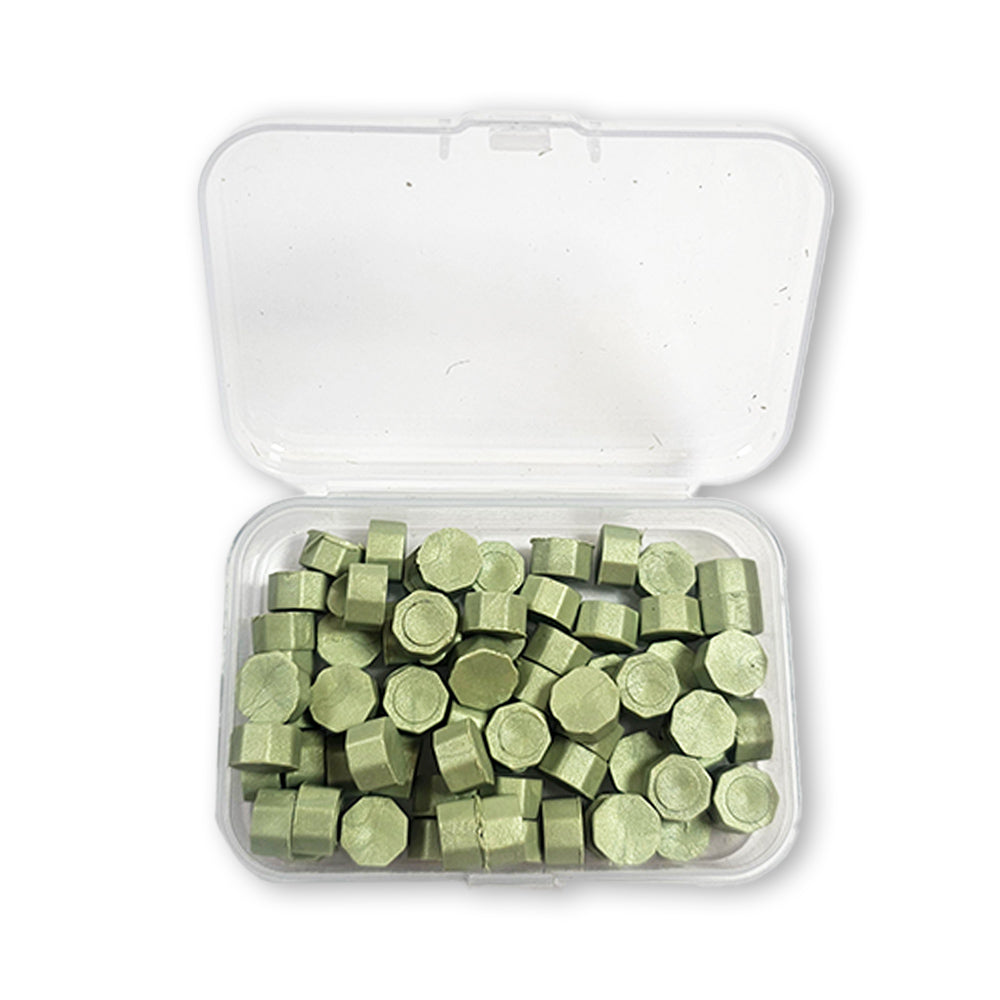 PRE-ORDER Stamperia WAX and SEALS Collection - SAGE GREEN Wax Refill 20 grams #WAXC04