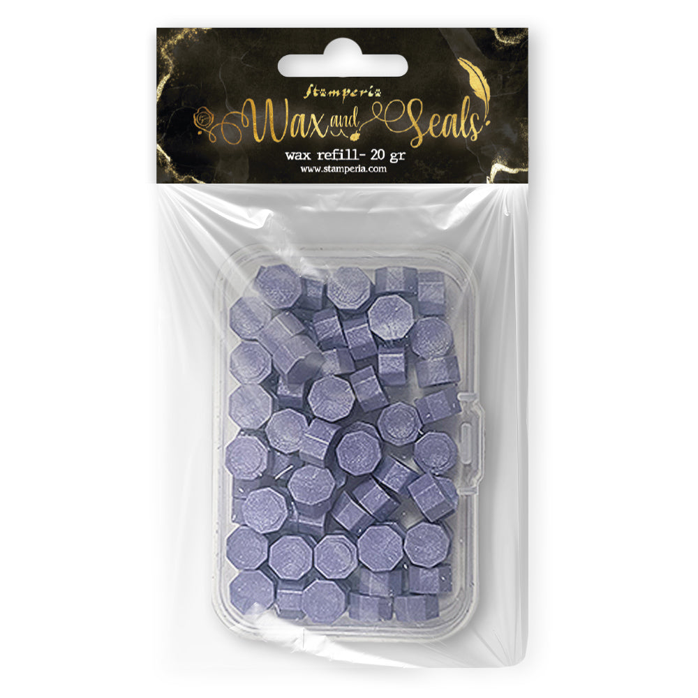 PRE-ORDER Stamperia WAX and SEALS Collection - PURPLE Wax Refill 20 grams #WAXC07