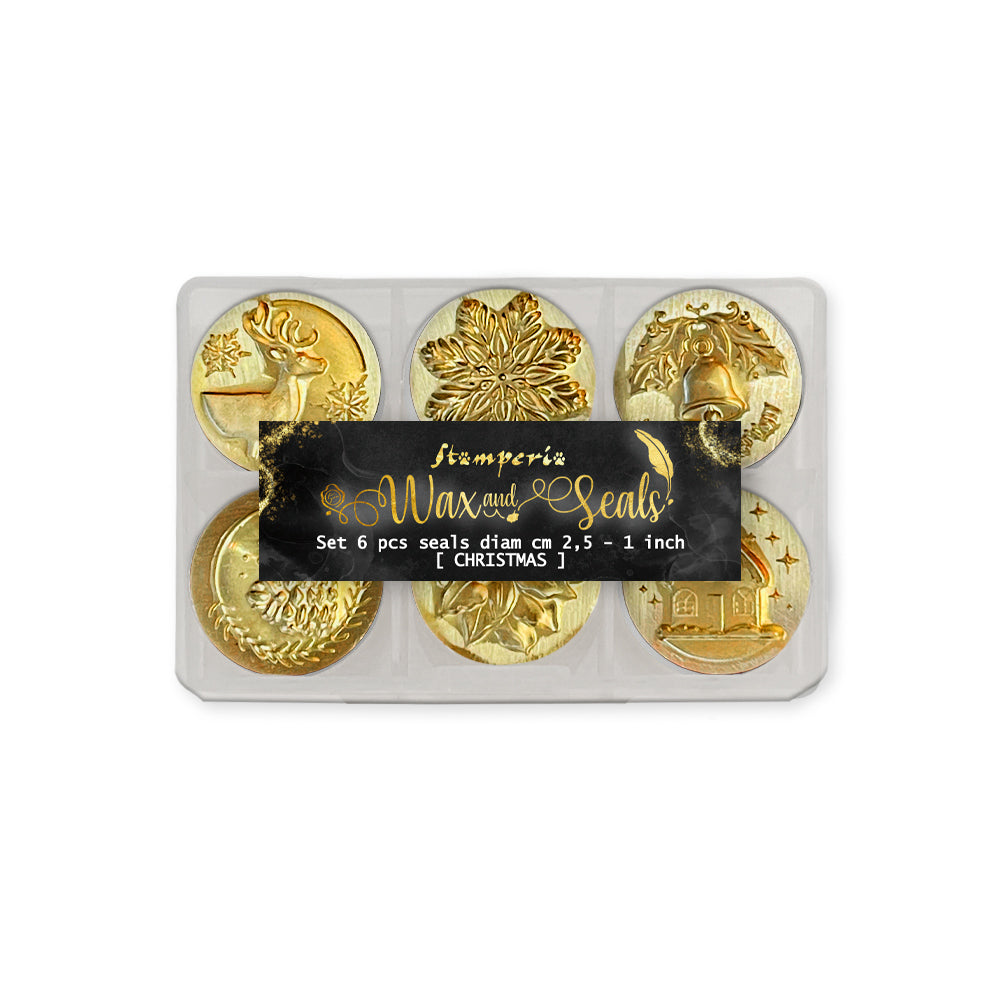 Stamperia WAX and SEALS Collection All You Need For CHRISTMAS Set 6 pcs #WAXSL15