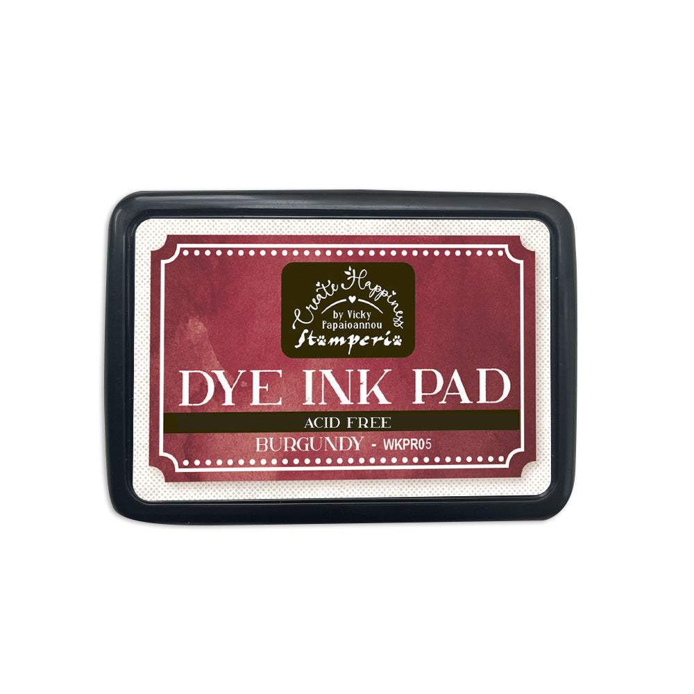 Stamperia Create Happiness Dye Ink Pad BURGUNDY #WKPR05