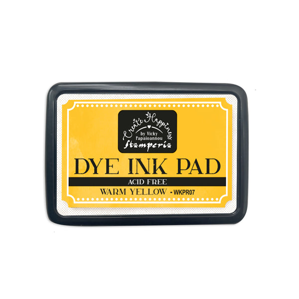 Stamperia Create Happiness Dye Ink Pad WARM YELLOW #WKPR07