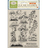 PRE-ORDER Stamperia HIDDEN GROVE - MUSHROOMS Acrylic Stamps 14 x 18 cm #WTK217