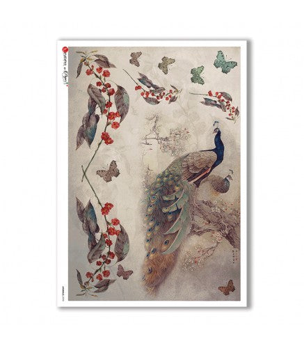 Paper Designs ANIMALS 0098 A4 Decoupage Rice Paper