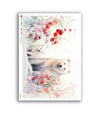 Paper Designs MOTHER and BABY Polar Bears A4 Decoupage Rice Paper #ANIMALS 0218