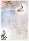 ITD Collection Easter Bunny A4 Rice Paper Set 11 Sheets #RP050
