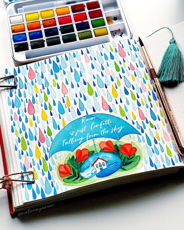 Prima Marketing Art Philosophy WATERCOLOR CONFETTI SET 24 Colors #642440