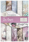 ITD Collection IN LOVE A4 Rice Paper Set 11 Sheets #RP016