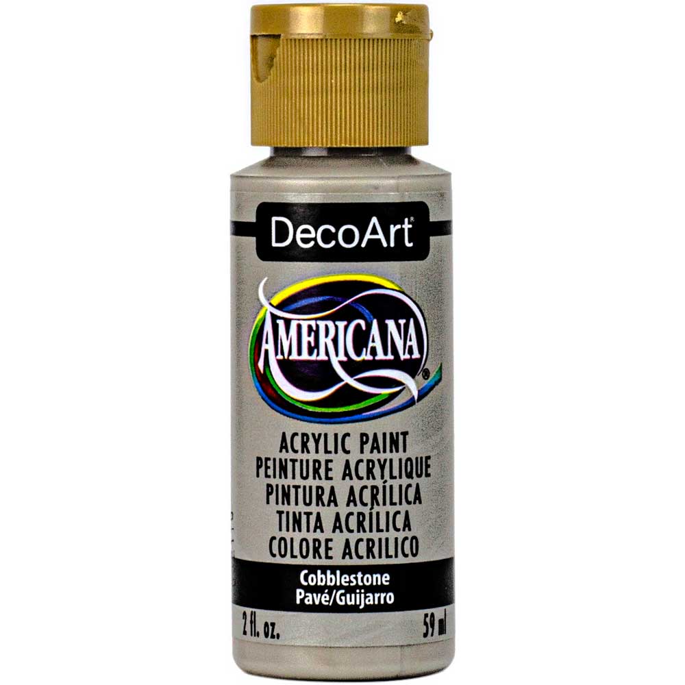 DecoArt COBBLESTONE Americana Acrylic Paint 2 oz. Bottle - #DA390