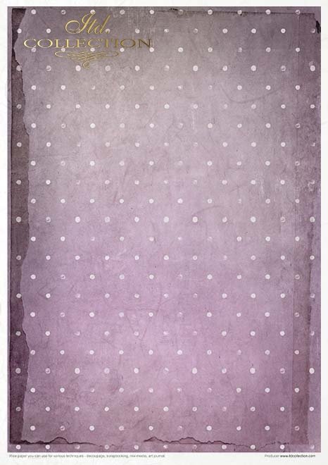 ITD Collection Provence 2 Scented with Lavender A4 Rice Paper Set 11 Sheets #RP059