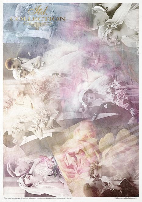 ITD Collection IN LOVE A4 Rice Paper Set 11 Sheets #RP016