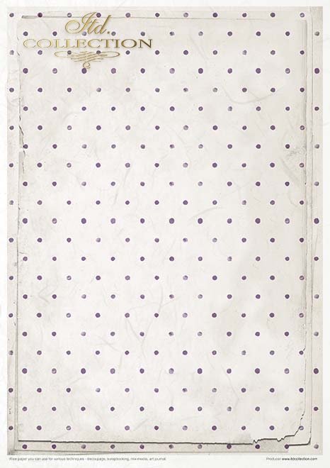 ITD Collection Provence 2 Scented with Lavender A4 Rice Paper Set 11 Sheets #RP059