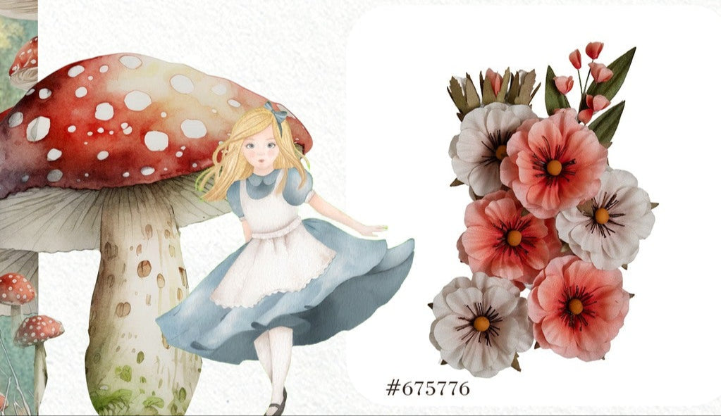 Prima Flowers RETURN TO WONDERLAND The Queen's Meadow Garden - 10 pcs #675776
