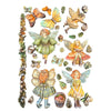 Stamperia WHISPERING WOODS - FAIRIES A5 Silicone Mixed Media Moulds Resin #KACMA587