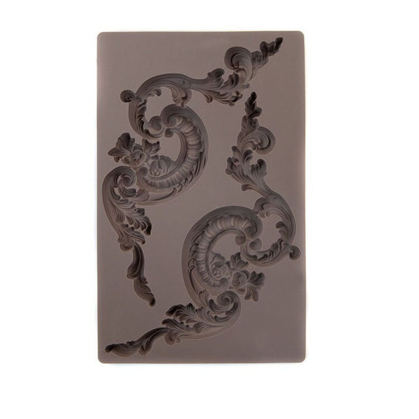 Re-Design with Prima ITALIAN VILLA SCROLLS Decor Moulds 5x8 Food Safe Heat Resistant Resin Clay #636371