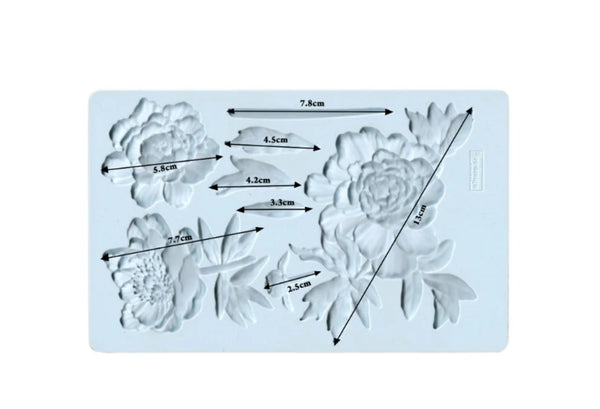 Re-DESIGN with Prima WILDERNESS ROSE Decor Moulds 5x8 #647506