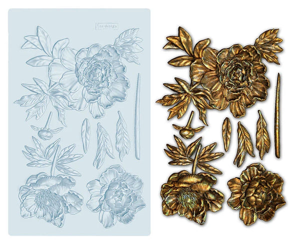 Re-DESIGN with Prima WILDERNESS ROSE Decor Moulds 5x8 #647506