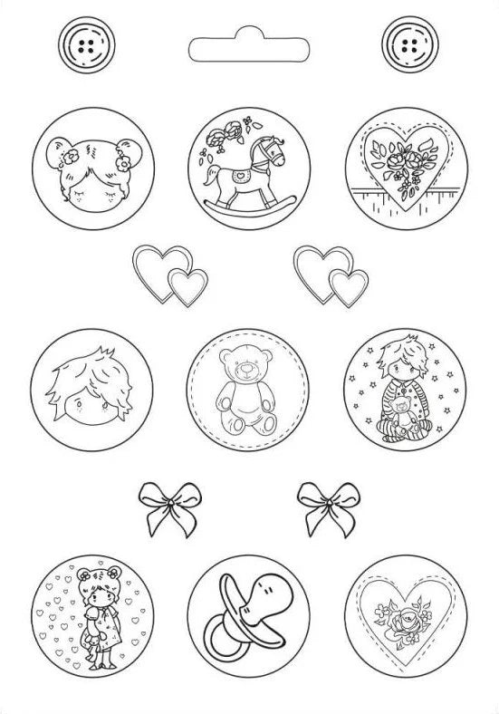 Soft mould  including hearts, teddy bears, and bows.