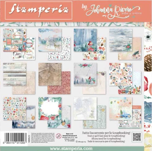 Stamperia GRATITUDE 12x12 MAXI Pad SINGLE Faced 22 pcs #SBBXLB09