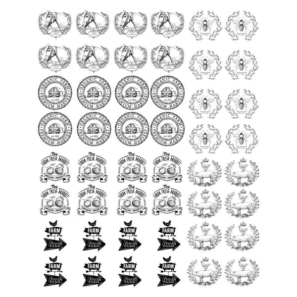 re-design Prima FARM FRESH MARKET Knob Transfer 9' x 11" #650209